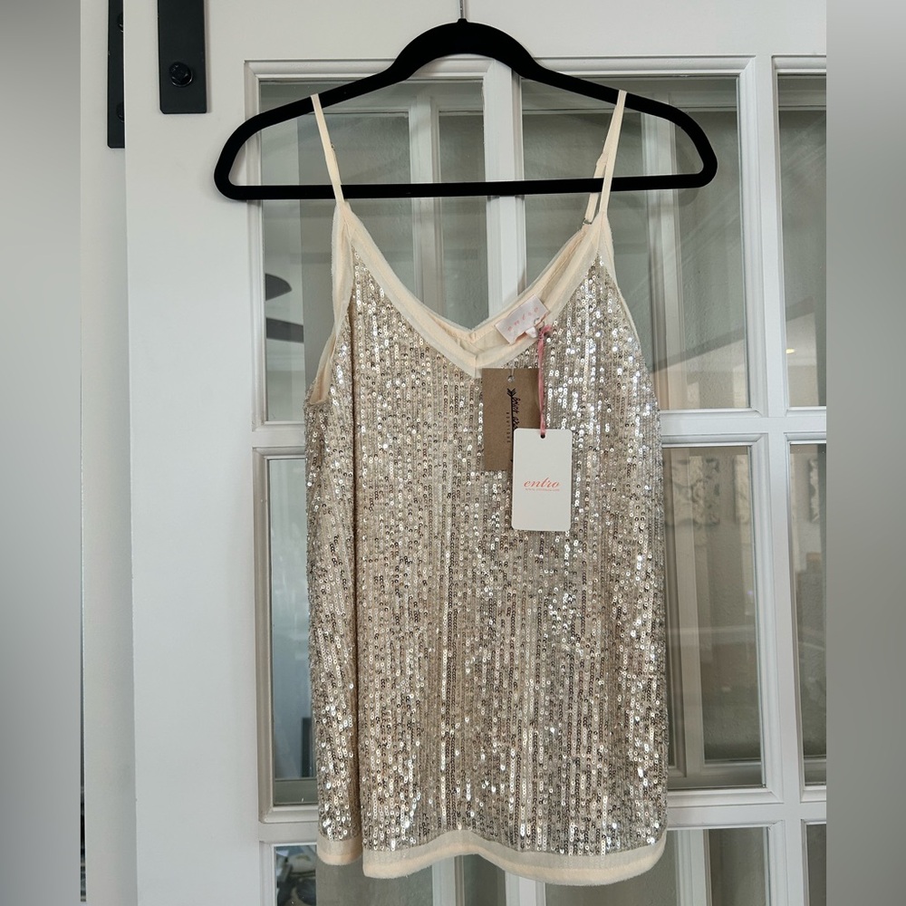 Gorgeous sequin camisole